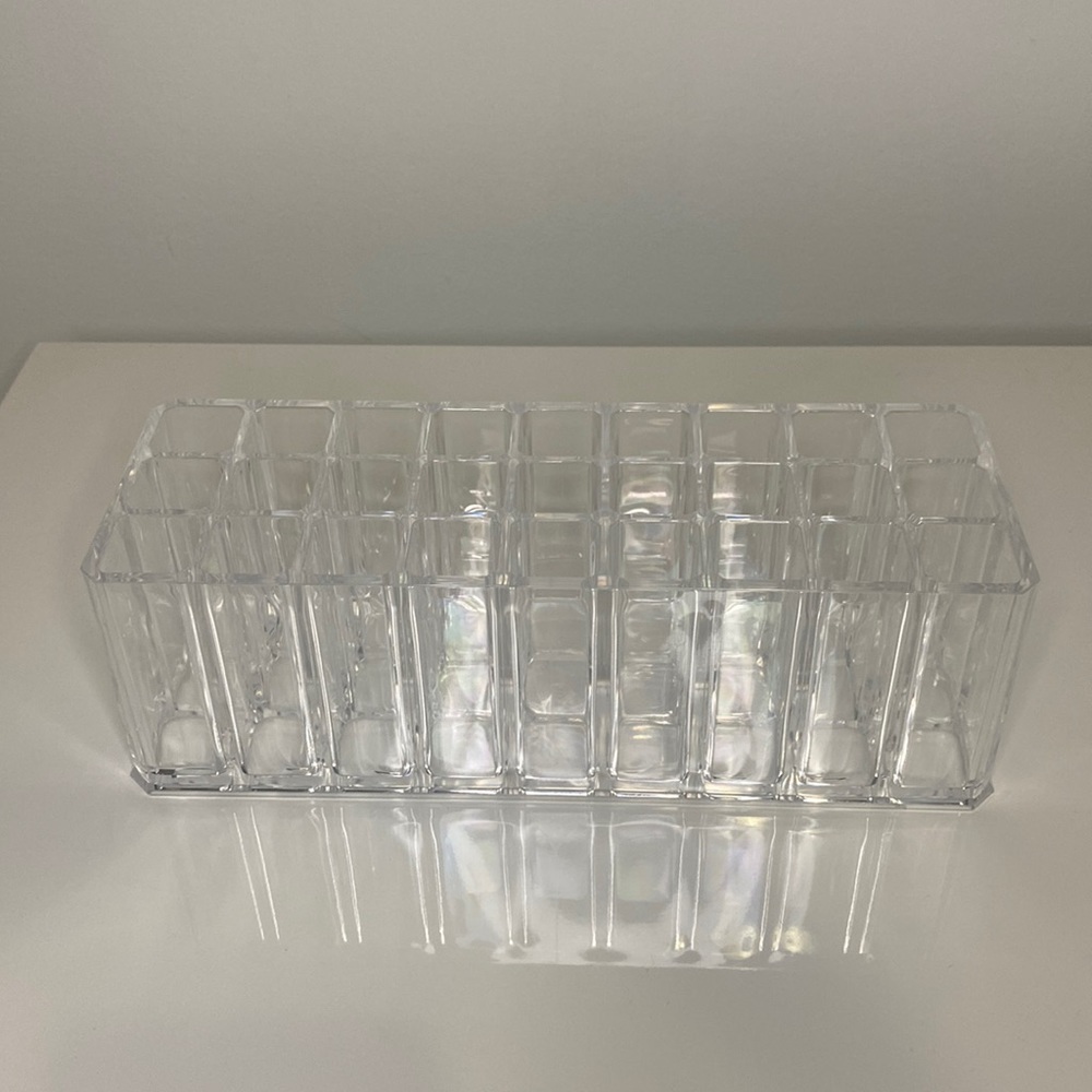 Acrylic Lipstick Makeup Brush Holder